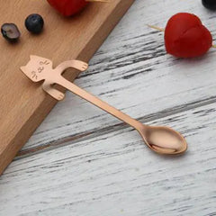 Premium Stainless Steel Cat Teaspoons