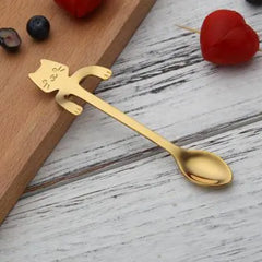 Premium Stainless Steel Cat Teaspoons