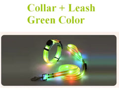 LED Light Glowing Safety Pet Leash