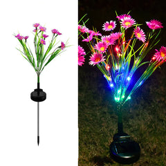 Solar Garden Flower LED Lights