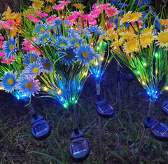 Solar Garden Flower LED Lights