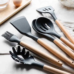 Smooth Non Stick Pot Spatula And Spoon