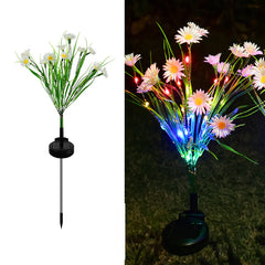 Solar Garden Flower LED Lights