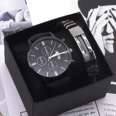 Sophisticated Quartz Men's Wristwatch