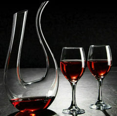 Swan Shaped Crystal Wine Decanter Bottle