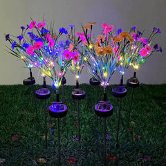 Solar Garden Flower LED Lights