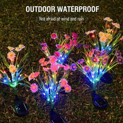 Solar Garden Flower LED Lights