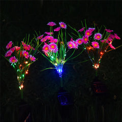 Solar Garden Flower LED Lights