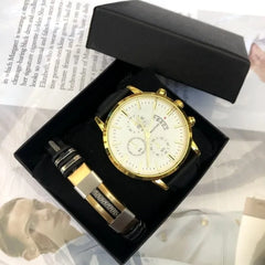 Sophisticated Quartz Men's Wristwatch