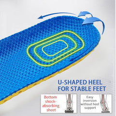 Memory Foam Shock Absorption Insoles For Shoes