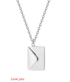 Envelope Pendant Necklace