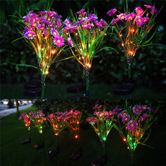 Solar Garden Flower LED Lights