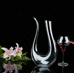 Swan Shaped Crystal Wine Decanter Bottle