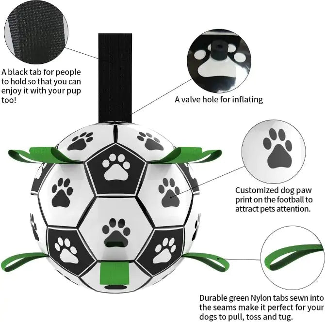 Interactive Dog Toy Soccer Ball