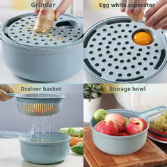 Multi-Function Eco Friendly Slicer and Grater