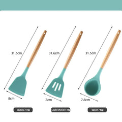 Smooth Non Stick Pot Spatula And Spoon