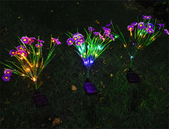 Solar Garden Flower LED Lights