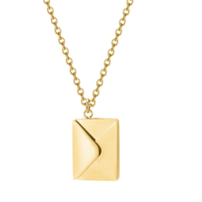 Envelope Pendant Necklace