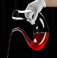 Swan Shaped Crystal Wine Decanter Bottle