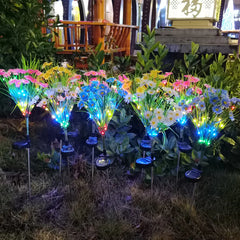 Solar Garden Flower LED Lights