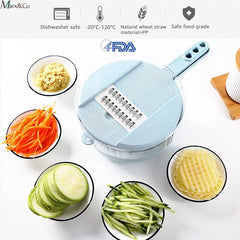 Multi-Function Eco Friendly Slicer and Grater