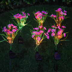 Solar Garden Flower LED Lights