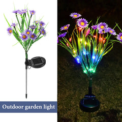 Solar Garden Flower LED Lights