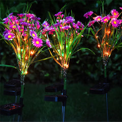 Solar Garden Flower LED Lights