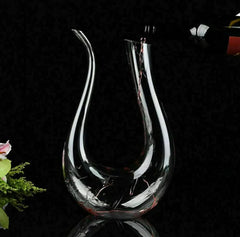 Swan Shaped Crystal Wine Decanter Bottle